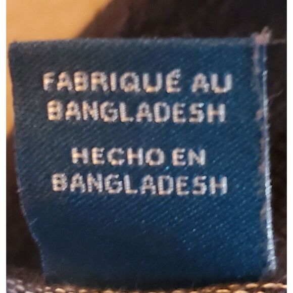 Perry Ellis Men's LG Polo Shirt Black/ White Dobby Pattern Metal Zip Pull - Picture 12 of 15